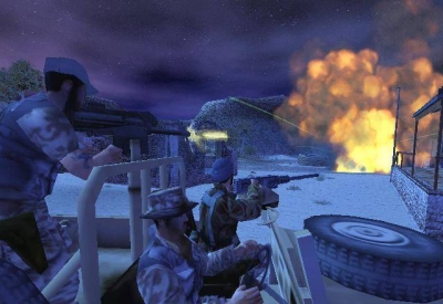 Screen ze hry Conflict: Desert Storm II: Back to Baghdad