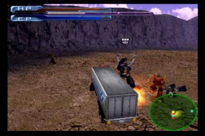 Screen ze hry Transformers Tatakai