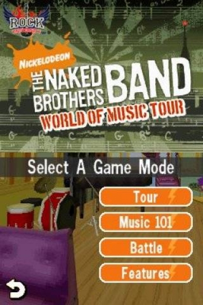Screen ze hry Naked Brothers Band