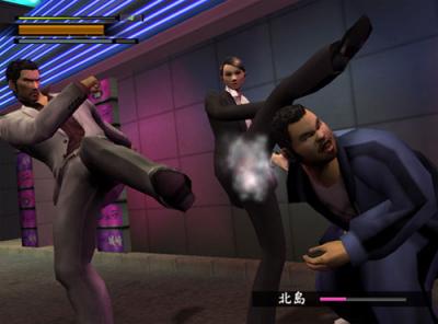 Screen ze hry Yakuza 2