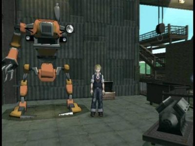 Screen ze hry Steambot Chronicles