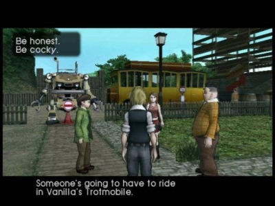 Screen ze hry Steambot Chronicles