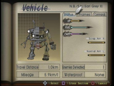 Screen ze hry Steambot Chronicles