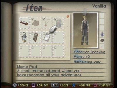 Screen ze hry Steambot Chronicles