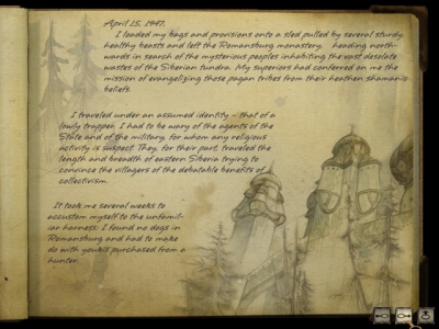 Screen ze hry Syberia II