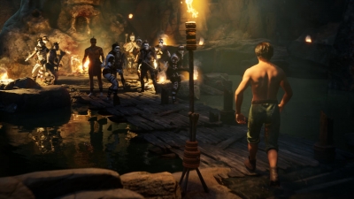 Screen ze hry Robinson Crusoe