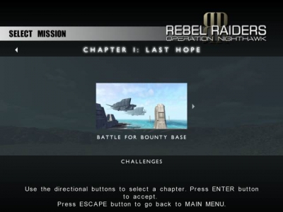 Screen ze hry Rebel Raiders: Operation NightHawk