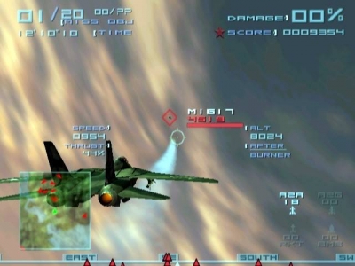 Screen ze hry Top Gun: Combat Zones