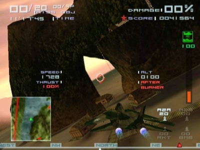 Screen ze hry Top Gun: Combat Zones