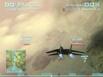 Screen ze hry Top Gun: Combat Zones