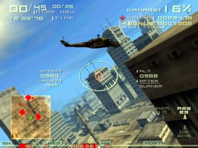 Screen ze hry Top Gun: Combat Zones