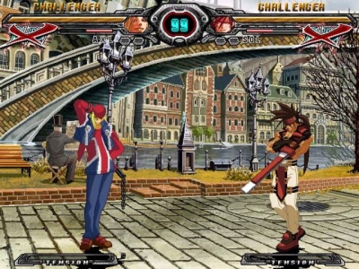 Screen ze hry Guilty Gear XX Accent Core