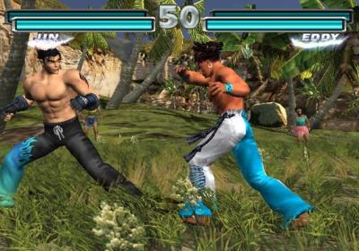 Screen ze hry Tekken Tag Tournament