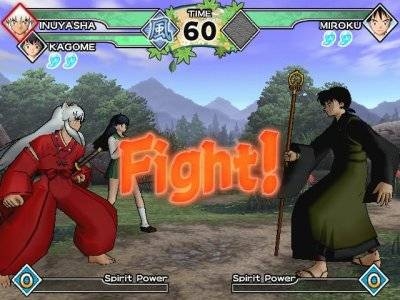 Screen ze hry InuYasha: Feudal Combat