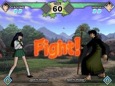 Screen ze hry InuYasha: Feudal Combat