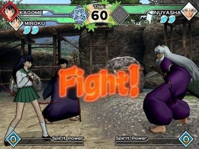 Screen ze hry InuYasha: Feudal Combat