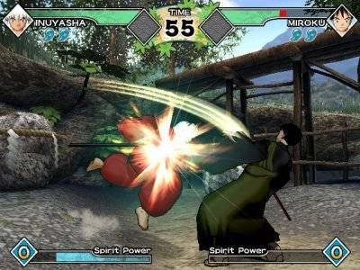 Screen ze hry InuYasha: Feudal Combat