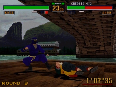 Screen ze hry Virtua Fighter 2