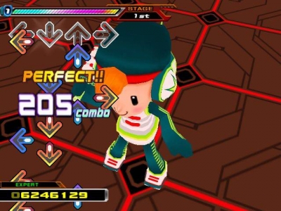 Screen ze hry Dance Dance Revolution SuperNOVA