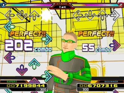 Screen ze hry Dance Dance Revolution SuperNOVA