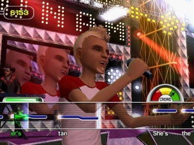 Screen ze hry CMT Presents: Karaoke Revolution Country