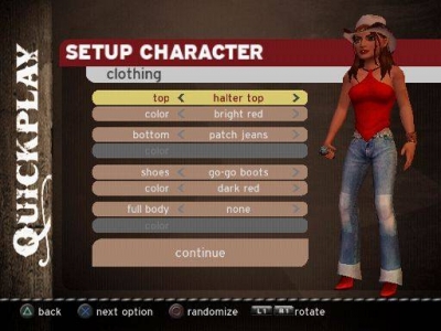 Screen ze hry CMT Presents: Karaoke Revolution Country
