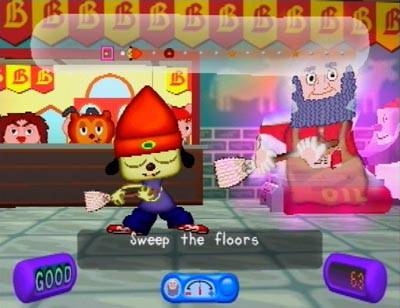 Screen ze hry Parappa The Rapper 2