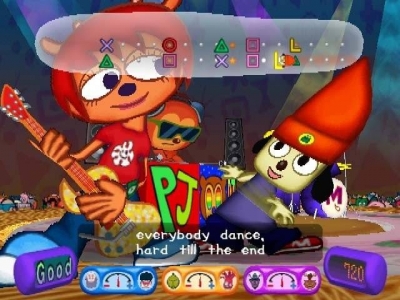 Screen ze hry Parappa The Rapper 2