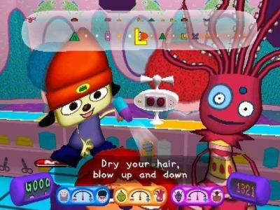 Screen ze hry Parappa The Rapper 2