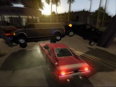 Screen ze hry L.A. Rush