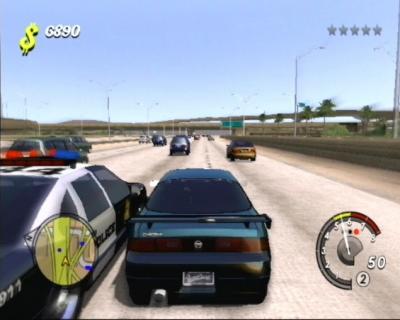 Screen ze hry L.A. Rush