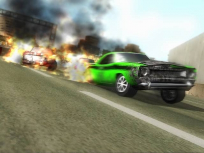 Screen ze hry Crash n Burn