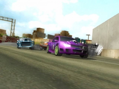 Screen ze hry Crash n Burn
