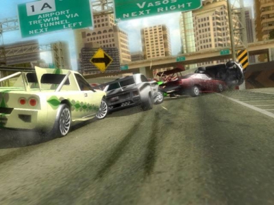Screen ze hry Crash n Burn