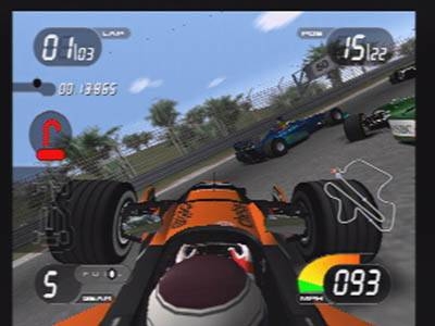 Screen ze hry Formula One 2001