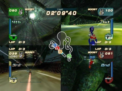 Screen ze hry Sonic Riders