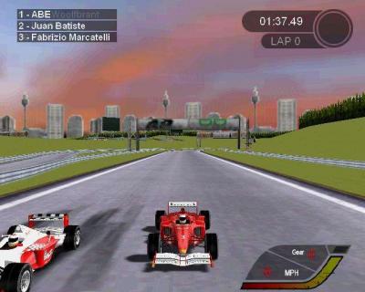 Screen ze hry Formula Challenge