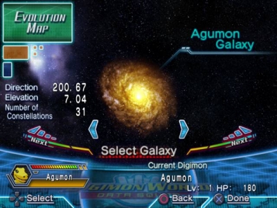 Screen ze hry Digimon World: Data Squad