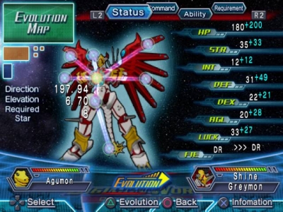 Screen ze hry Digimon World: Data Squad