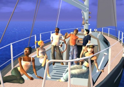 Screen ze hry The Sims 2: Castaway