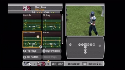 Screen ze hry Madden NFL 07