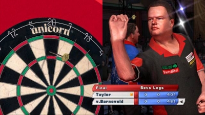 Screen ze hry PDC World Championship Darts 2008