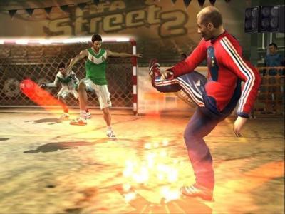 Screen ze hry FIFA Street 2