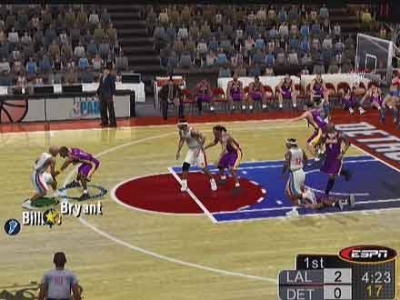 Screen ze hry ESPN NBA 2K5
