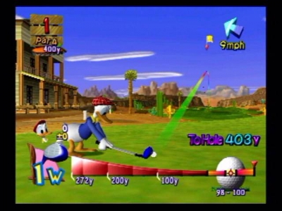 Screen ze hry Disney Golf