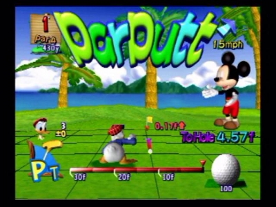 Screen ze hry Disney Golf