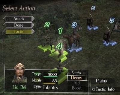 Screen ze hry Dynasty Tactics