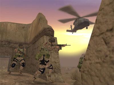 Screen ze hry Americas Army: Rise of a Soldier