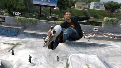 Screen ze hry Tony Hawks Project 8