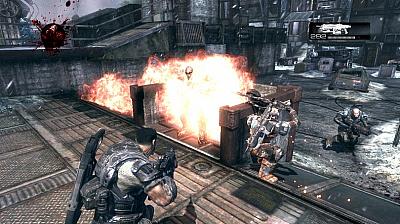 Screen ze hry Gears of War 2